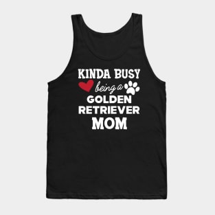 Golden Retriever Mom - Kinda busy being a golden retriever mom Tank Top